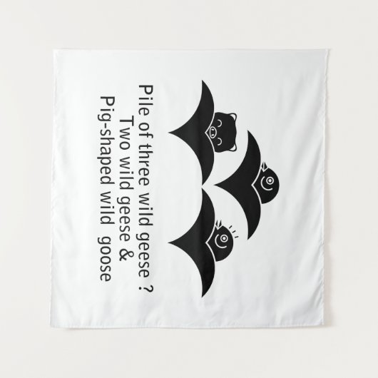 Mitsumori karigane wandteppich (Vorderseite (Horizontal))