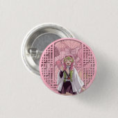 Mitsuri Kanroji Button (Vorne & Hinten)