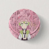 Mitsuri Kanroji Chibi Button (Vorderseite)