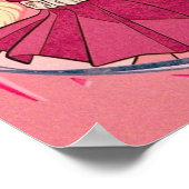 Mitsuri Kanroji Die Liebe Hashira Fan Desing Poster (Ecke)