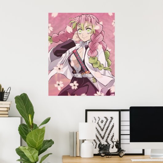 Mitsuri Kanroji Poster (Heimbüro)