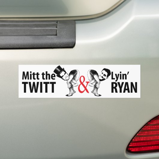 Mitt das Twitt und das Lyin' Ryan Autoaufkleber (Auf Auto)