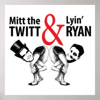 Mitt des Twitter und Lyin’ Ryan Poster