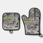 Mitt für Schildkrötenkrötenkröte bei swish-a-wsssh Ofenhandschuh & Topflappen-Set (Vorderseite)