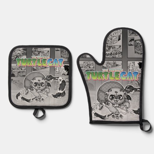 Mitt für Schildkrötenkrötenkröte bei swish-a-wsssh Ofenhandschuh & Topflappen-Set (Vorderseite)