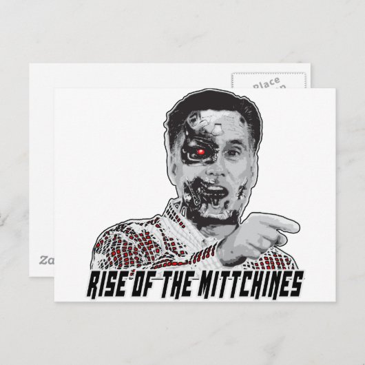 Mitt Happens Postkarte (Vorne/Hinten)