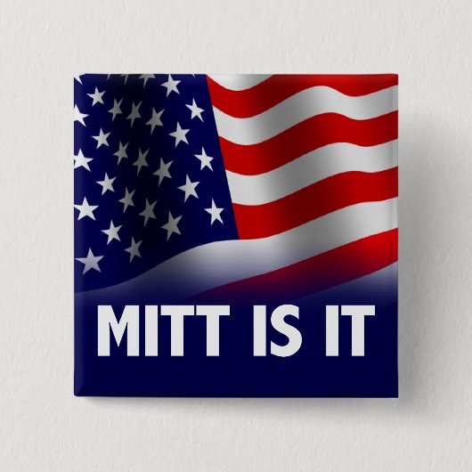 Mitt ist es - Romney Ryan 2012 Button (Vorderseite)