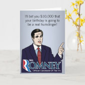 Mitt Romney $10k Wettkarten Karte (Gelbe Blume)