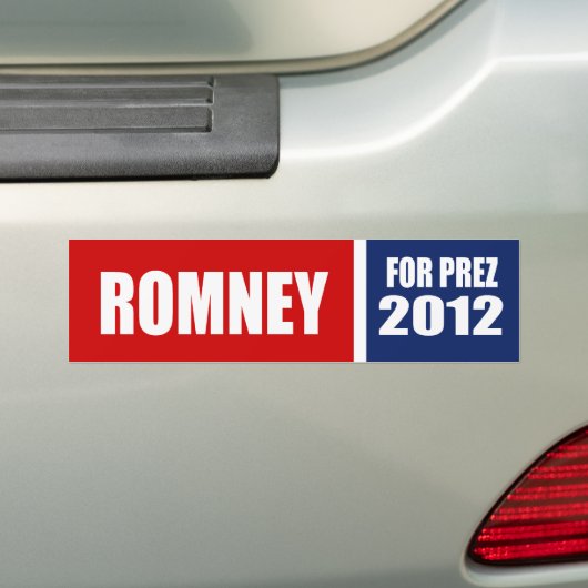 MITT ROMNEY 2012 AUTOAUFKLEBER (Auf Auto)