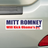 Mitt Romney 2012 Autoaufkleber (Auf Auto)