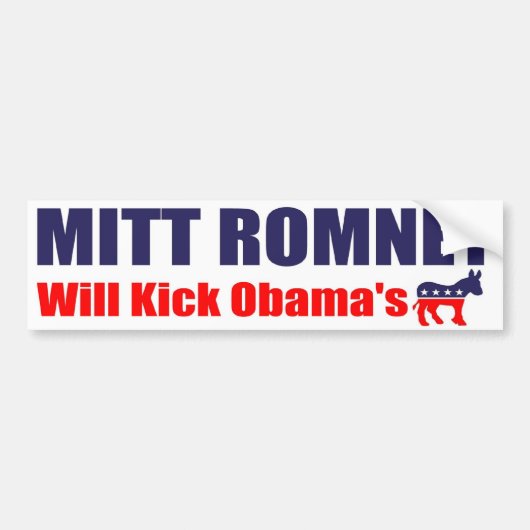 Mitt Romney 2012 Autoaufkleber (Vorne)