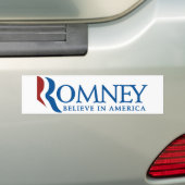 Mitt Romney 2012 Autoaufkleber (Auf Auto)