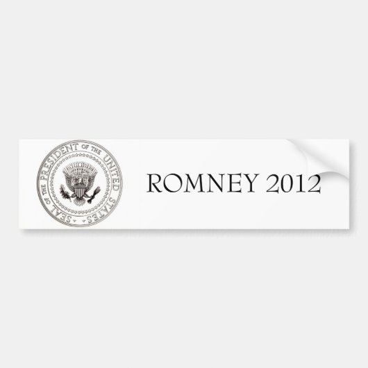 Mitt Romney 2012 Autoaufkleber (Vorne)