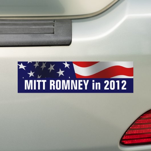 Mitt Romney 2012 Autoaufkleber (Auf Auto)