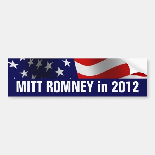 Mitt Romney 2012 Autoaufkleber (Vorne)
