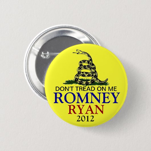 MITT ROMNEY 2012 BUTTON (Vorne & Hinten)