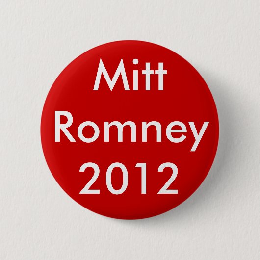 Mitt Romney 2012 Button (Vorderseite)