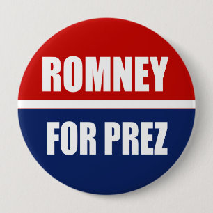 MITT ROMNEY 2012 BUTTON