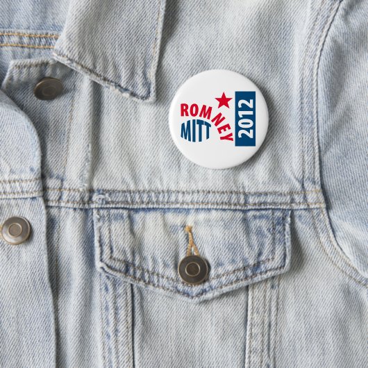 Mitt Romney 2012 Button (Beispiel)