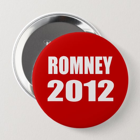 Mitt ROMNEY 2012 Button (Vorne & Hinten)