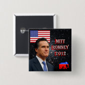 Mitt Romney 2012 Button (Vorne & Hinten)