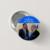 MITT ROMNEY 2012 BUTTON (Vorne & Hinten)