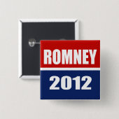 MITT ROMNEY 2012 BUTTON (Vorne & Hinten)
