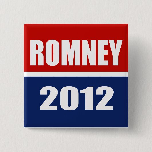 MITT ROMNEY 2012 BUTTON (Vorderseite)