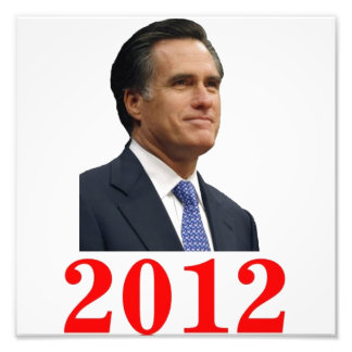 Mitt Romney 2012 Foto Print