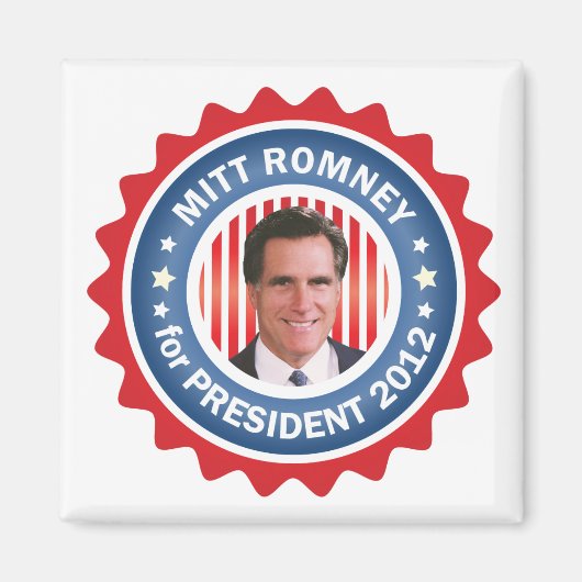 Mitt Romney 2012 für US-Präsident Magnet (Vorne)
