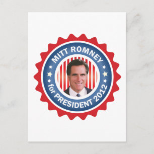 Mitt Romney 2012 für US-Präsident Postkarte