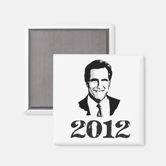 MITT ROMNEY 2012 MAGNET (Vorderseite/Rückseite)