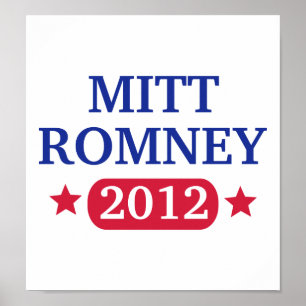 Mitt Romney 2012 Poster