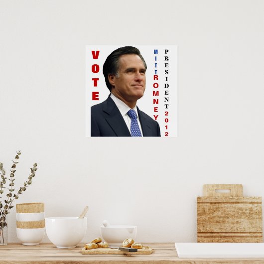 Mitt Romney 2012 Poster abstimmen (Küche)