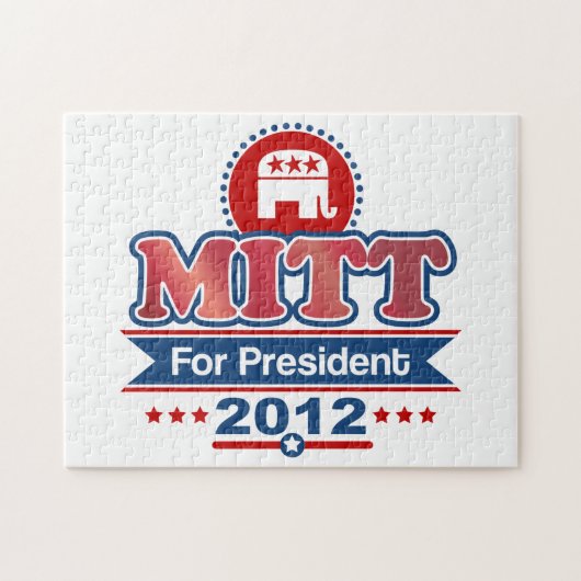 Mitt Romney 2012 Puzzle (Horizontal)