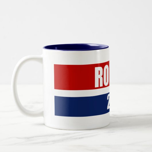 MITT ROMNEY 2012 ZWEIFARBIGE TASSE (Links)