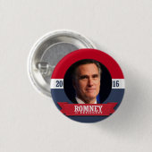 MITT ROMNEY 2016 BUTTON (Vorne & Hinten)