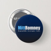 Mitt Romney Button (Vorne & Hinten)