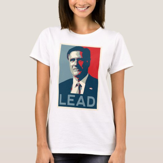 Mitt Romney - Führung T-Shirt (Vorderseite)