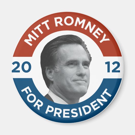Mitt Romney für den Präsidenten 2012 Magnet (Vorne)