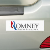 Mitt Romney für Präsident 2012 Autoaufkleber (Auf Auto)