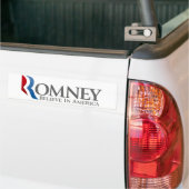 Mitt Romney für Präsident 2012 Autoaufkleber (Auf Lkw)