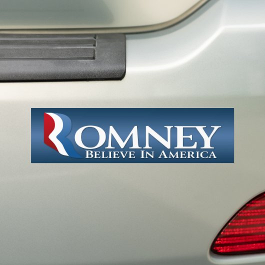 Mitt Romney für Präsident 2012 Autoaufkleber (Auf Auto)