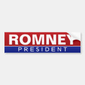 Mitt Romney für Präsident - klassisches Design Autoaufkleber (Vorne)