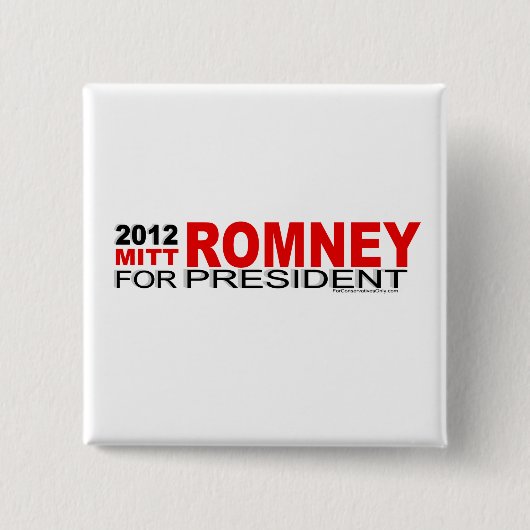 Mitt Romney für Präsidenten 2012 Button (Vorderseite)