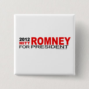 Mitt Romney für Präsidenten 2012 Button