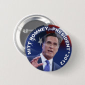 Mitt Romney für Präsidenten 2012 Button (Vorne & Hinten)