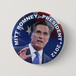 Mitt Romney für Präsidenten 2012 Button