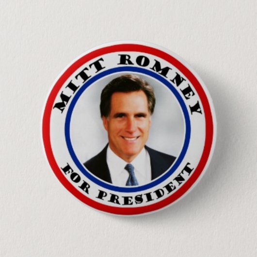 Mitt Romney für presiden Knopf Button (Vorderseite)