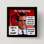 Mitt Romney gaffs Button (Vorderseite)